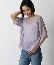 LOWRYS FARM | シアープリーツプルオーバー５Ｓ　948777(Tシャツ/カットソー)