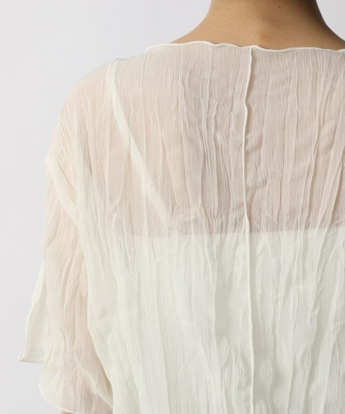 LOWRYS FARM(ローリーズファーム)の「シアープリーツプルオーバー5S 948777(Tシャツ/カットソー・レディース・オフホワイト/ブラック/パープル/ブルー/オレンジ・FREE)」の14枚目の写真