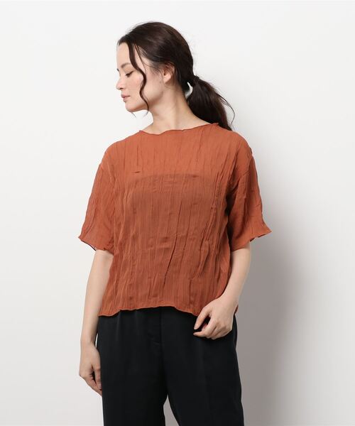 LOWRYS FARM(ローリーズファーム)の「シアープリーツプルオーバー5S 948777(Tシャツ/カットソー・レディース・オフホワイト/ブラック/パープル/ブルー/オレンジ・FREE)」の22枚目の写真