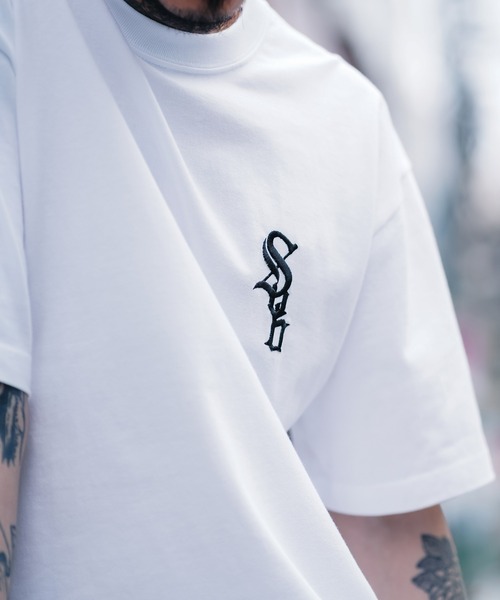 Subciety（サブサエティ）の「CROWD S/S（Tシャツ/カットソー・メンズ・ホワイト×ブルー/ブラック×ブラック/ブラック×イエロー/グレー/パープル系その他/ブラック×ブルー/スミクロ/ブルー/ホワイト/ブラック・SMALL/MEDIUM/LARGE/X-LARGE/XX-LARGE）」の11枚目の写真