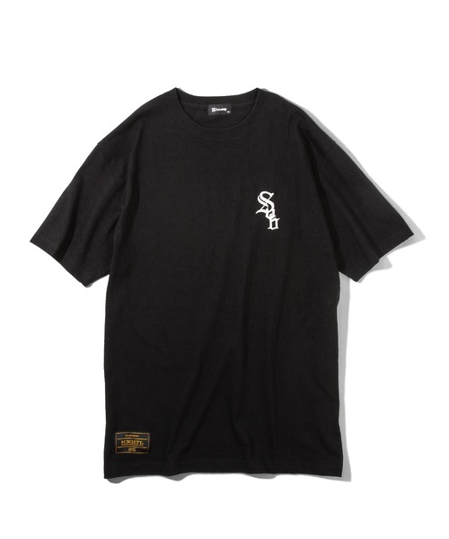 Subciety（サブサエティ）の「CROWD S/S（Tシャツ/カットソー・メンズ・ホワイト×ブルー/ブラック×ブラック/ブラック×イエロー/グレー/パープル系その他/ブラック×ブルー/スミクロ/ブルー/ホワイト/ブラック・SMALL/MEDIUM/LARGE/X-LARGE/XX-LARGE）」の13枚目の写真