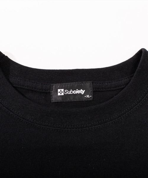 Subciety（サブサエティ）の「CROWD S/S（Tシャツ/カットソー・メンズ・ホワイト×ブルー/ブラック×ブラック/ブラック×イエロー/グレー/パープル系その他/ブラック×ブルー/スミクロ/ブルー/ホワイト/ブラック・SMALL/MEDIUM/LARGE/X-LARGE/XX-LARGE）」の16枚目の写真