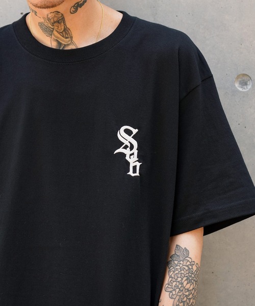 Subciety（サブサエティ）の「CROWD S/S（Tシャツ/カットソー・メンズ・ホワイト×ブルー/ブラック×ブラック/ブラック×イエロー/グレー/パープル系その他/ブラック×ブルー/スミクロ/ブルー/ホワイト/ブラック・SMALL/MEDIUM/LARGE/X-LARGE/XX-LARGE）」の22枚目の写真