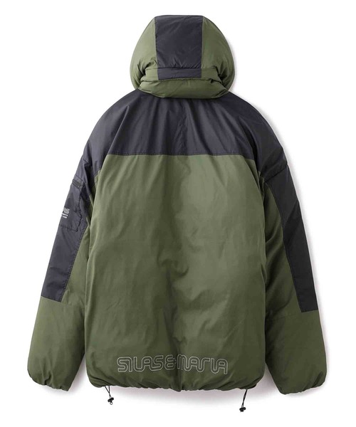 SILAS（サイラス）の「BICOLOR ZIP-UP PUFFER JACKET（ダウン
