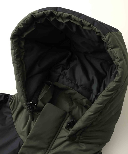 SILAS（サイラス）の「BICOLOR ZIP-UP PUFFER JACKET（ダウンジャケット/コート・メンズ・ベージュ/オリーブ・X-LARGE/MEDIUM/LARGE）」の6枚目の写真
