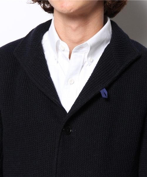 SHIPS JET BLUE（シップスジェットブルー）の「SHIPS JET BLUE(シップス ジェットブルー): ラッセル スタンドジャケット（その他アウター・メンズ・ネイビー/チャコールグレー・LARGE/SMALL/MEDIUM）」の4枚目の写真