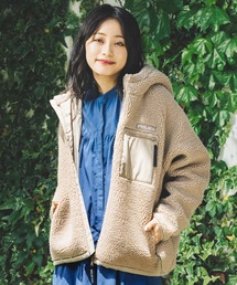 MILKFED. | BOA ZIP UP  HOODED JACKET(ブルゾン)