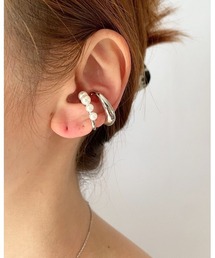 mou | フォーグレインズパールイヤーカフ（片耳用）(イヤーカフ)