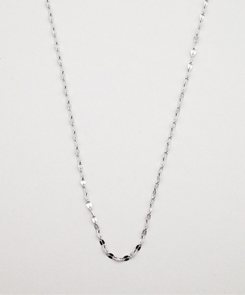 ISOLATION（アイソレーション）の「【ISOLATION / アイソレーション】SV925 Petal chain Necklace / ペタルチェーン ネックレス（ネックレス・レディース・シルバー・40cm）」の2枚目の写真