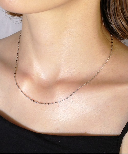 ISOLATION（アイソレーション）の「【ISOLATION / アイソレーション】SV925 Petal chain Necklace / ペタルチェーン ネックレス（ネックレス・レディース・シルバー・40cm）」の16枚目の写真