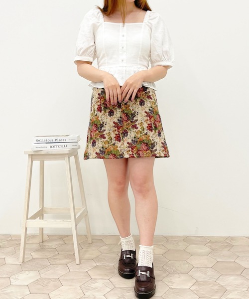 apres jour（アプレジュール）の「ペプラムトップス【ZOZOTOWN限定アイテム】（シャツ/ブラウス・レディース・オフホワイト/ライトベージュ/ミント・X-LARGE/フリー）」の11枚目の写真