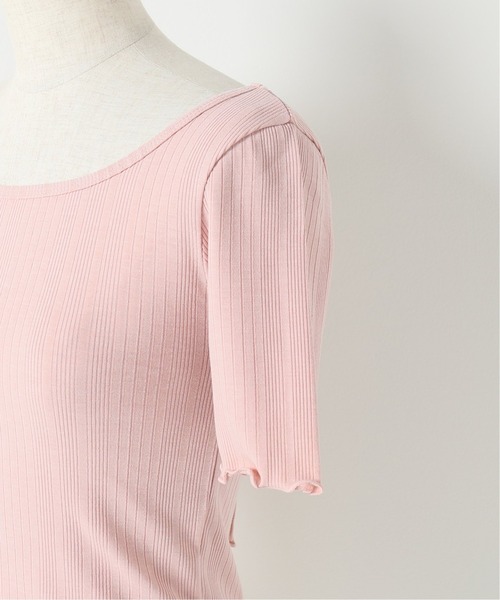 Charles Chaton（シャルルシャトン）の「バックレースアップカットソー（Tシャツ/カットソー・レディース・ピンク/ブラック・FREE）」の6枚目の写真