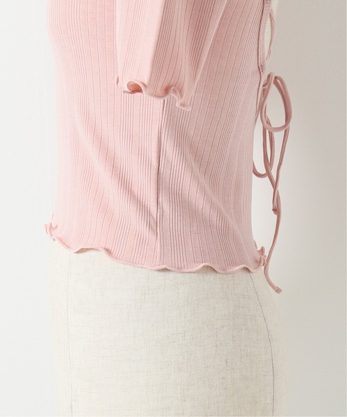 Charles Chaton（シャルルシャトン）の「バックレースアップカットソー（Tシャツ/カットソー・レディース・ピンク/ブラック・FREE）」の10枚目の写真