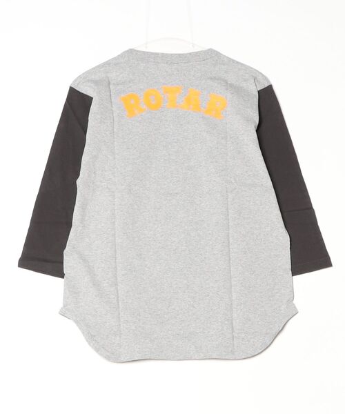 ROTAR(ローター)の「Base Ball LOGO BB Tee ベースボール ロゴ 七分袖(Tシャツ/カットソー・メンズ・ホワイト×ブルー/スミクロ/グレー系その他・SMALL/MEDIUM/LARGE/X-LARGE)」の19枚目の写真