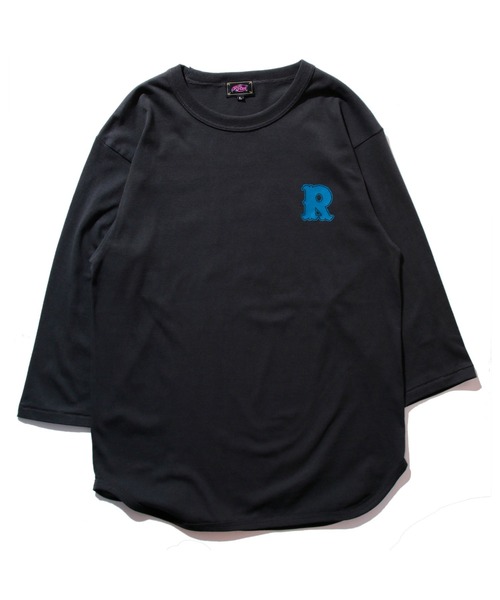ROTAR(ローター)の「Base Ball LOGO BB Tee ベースボール ロゴ 七分袖(Tシャツ/カットソー・メンズ・ホワイト×ブルー/スミクロ/グレー系その他・SMALL/MEDIUM/LARGE/X-LARGE)」の7枚目の写真