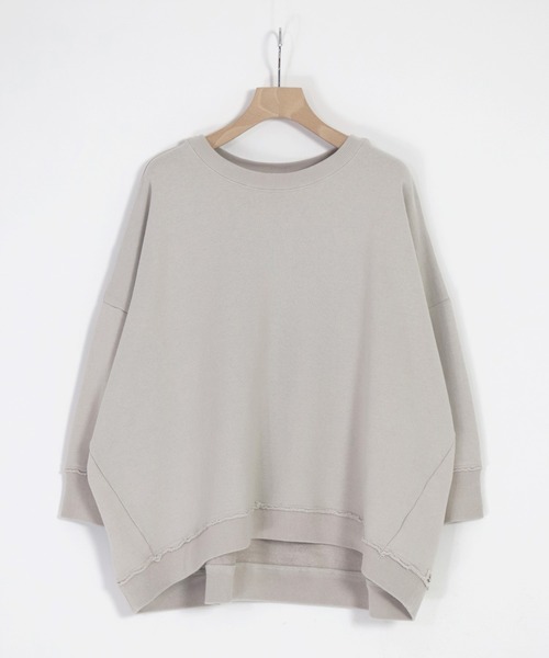 Brocante ブロカント／ヴィンテージ裏毛ココントレーナー／グレージュ Brocante / ブロカント] ヴィンテージ裏毛 ココントレーナー