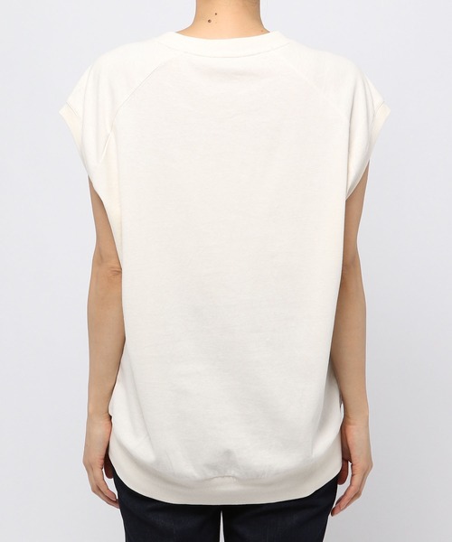 GLOBAL WORK(グローバルワーク)の「カレッジロゴプリントノースーブ/954806(Tシャツ/カットソー・レディース・チャコールグレー/アイボリー・FREE)」の10枚目の写真
