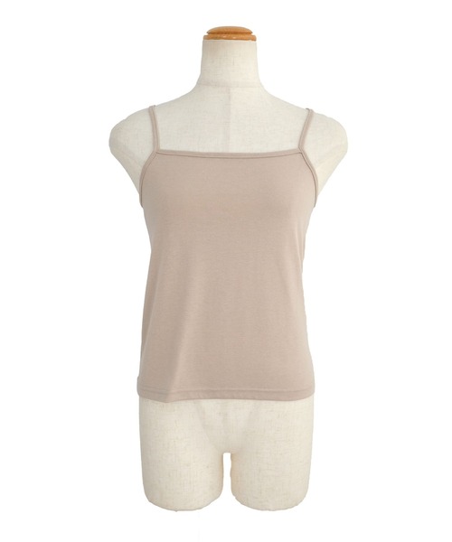 ＡＮＤＪ（アンドジェイ）の「2枚セット透かし編み背中レースアップニットトップス＆キャミ（ニット/セーター・レディース・ベージュ系その他/グレイッシュベージュ/ブラック・M）」の22枚目の写真