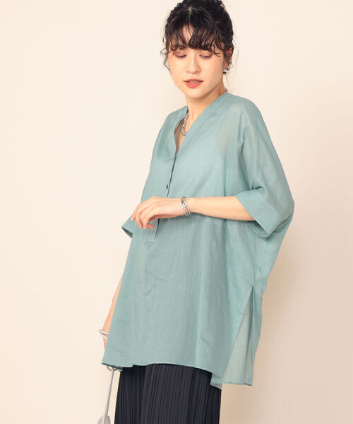 NOLLEY’S Sophi(ノーリーズソフィ)の「◇【WEB限定カラーあり】ジョーゼットボイルブラウス(シャツ/ブラウス・レディース・ブラウン/ブラック/ラベンダー/ピンク/ライトブルー・38)」の16枚目の写真