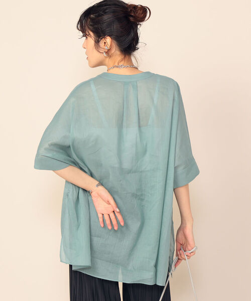 NOLLEY’S Sophi(ノーリーズソフィ)の「◇【WEB限定カラーあり】ジョーゼットボイルブラウス(シャツ/ブラウス・レディース・ブラウン/ブラック/ラベンダー/ピンク/ライトブルー・38)」の17枚目の写真