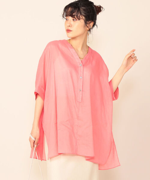 NOLLEY’S Sophi(ノーリーズソフィ)の「◇【WEB限定カラーあり】ジョーゼットボイルブラウス(シャツ/ブラウス・レディース・ブラウン/ブラック/ラベンダー/ピンク/ライトブルー・38)」の21枚目の写真