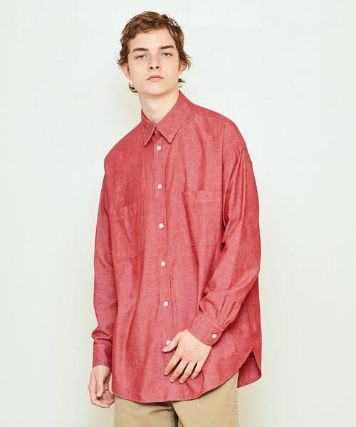 UNITED ARROWS & SONS(ユナイテッドアローズアンドサンズ)の「<UNITED ARROWS & SONS> ESSENTIAL CHAMB SHIRT/シャツ†(シャツ/ブラウス・メンズ・レッド/ネイビー/ブラック・S/L/XL/M)」の3枚目の写真