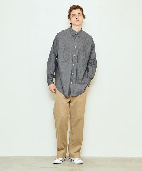 UNITED ARROWS & SONS(ユナイテッドアローズアンドサンズ)の「<UNITED ARROWS & SONS> ESSENTIAL CHAMB SHIRT/シャツ†(シャツ/ブラウス・メンズ・レッド/ネイビー/ブラック・S/L/XL/M)」の7枚目の写真