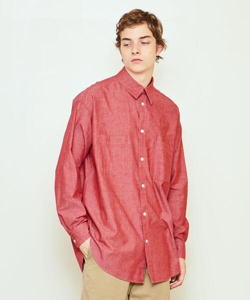 UNITED ARROWS & SONS(ユナイテッドアローズアンドサンズ)の「<UNITED ARROWS & SONS> ESSENTIAL CHAMB SHIRT/シャツ†(シャツ/ブラウス・メンズ・レッド/ネイビー/ブラック・S/L/XL/M)」の9枚目の写真