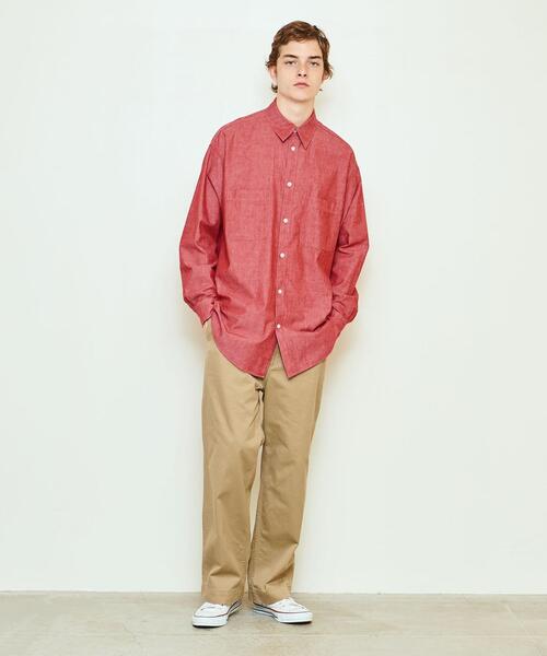UNITED ARROWS & SONS(ユナイテッドアローズアンドサンズ)の「<UNITED ARROWS & SONS> ESSENTIAL CHAMB SHIRT/シャツ†(シャツ/ブラウス・メンズ・レッド/ネイビー/ブラック・S/L/XL/M)」の10枚目の写真