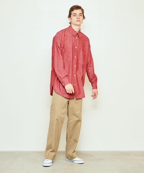 UNITED ARROWS & SONS(ユナイテッドアローズアンドサンズ)の「<UNITED ARROWS & SONS> ESSENTIAL CHAMB SHIRT/シャツ†(シャツ/ブラウス・メンズ・レッド/ネイビー/ブラック・S/L/XL/M)」の11枚目の写真