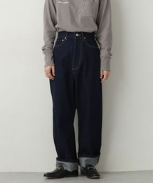NANO universe | ハイウエストルーズデニムパンツ(デニムパンツ)