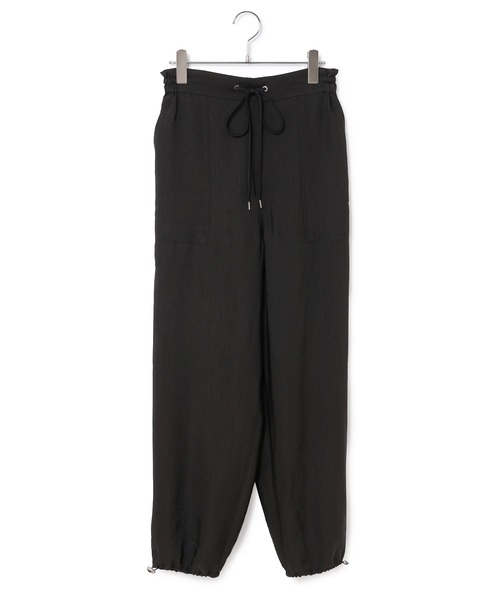 ADAM ET ROPE'（アダムエロペ）の「ナイロンドロストイージーパンツ（その他パンツ・レディース・ブラック/カーキ・FREE）」の6枚目の写真