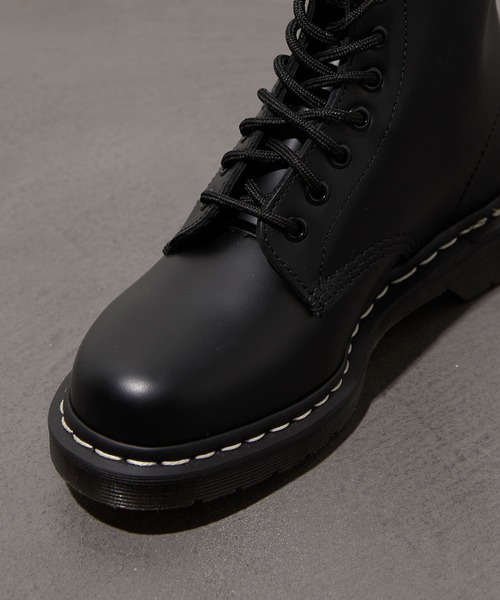 Dr. Martens（ドクターマーチン）の「【Dr.Martens /ドクターマーチン】1460 8ホールブーツ/8-EYE BOOT（ブーツ・レディース・オフホワイト/ブラック×ホワイト/イエロー・5/4/6）」の8枚目の写真