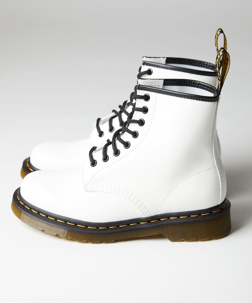 Dr. Martens（ドクターマーチン）の「【Dr.Martens /ドクターマーチン】1460 8ホールブーツ/8-EYE BOOT（ブーツ・レディース・オフホワイト/ブラック×ホワイト/イエロー・5/4/6）」の11枚目の写真