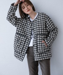 A part by | ツイードノーカラージャケット　959133(ノーカラージャケット)