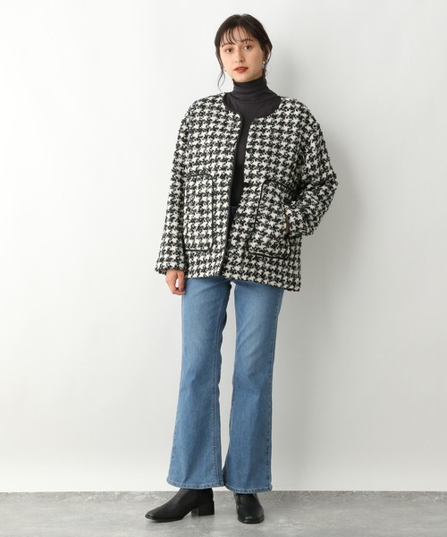 A part by（アパートバイ）の「ツイードノーカラージャケット 959133