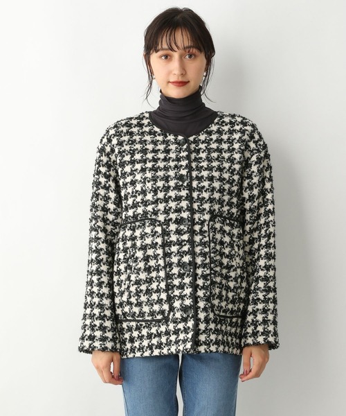 A part by（アパートバイ）の「ツイードノーカラージャケット 959133