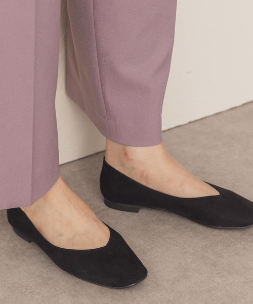 RODE SKO（ロデスコ）の「『MADE IN JAPAN』Vカットフラットシューズ（バレエシューズ・レディース・グレー系その他/ブラック/アニマル/その他1・36/38/37）」の13枚目の写真