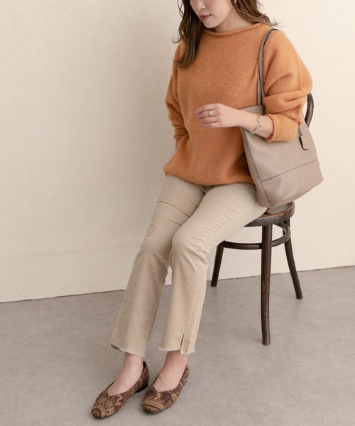 RODE SKO（ロデスコ）の「『MADE IN JAPAN』Vカットフラットシューズ（バレエシューズ・レディース・グレー系その他/ブラック/アニマル/その他1・36/38/37）」の11枚目の写真