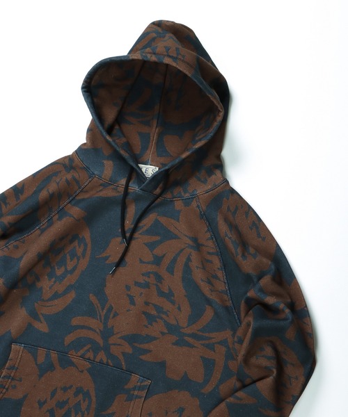 The Endless Summer(エンドレスサマー)の「TES PINE CAMO PULL PARKA / プルパーカー(パーカー・メンズ・オリーブ/ブルーグレー・MEDIUM/LARGE)」の2枚目の写真
