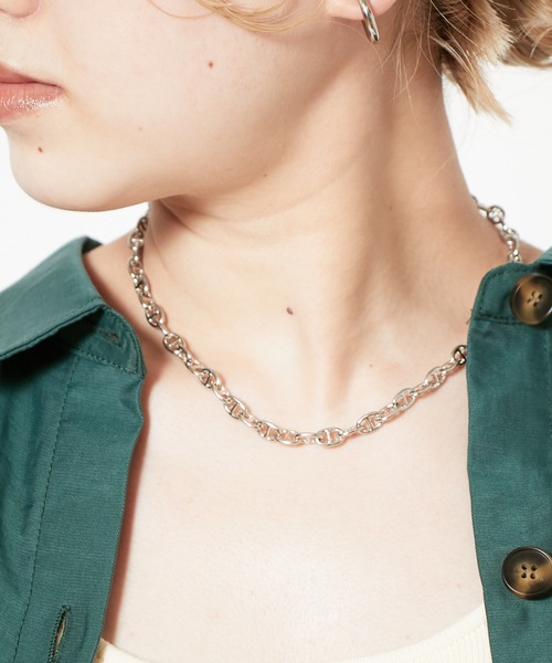 CIAOPANIC（チャオパニック）の「エイトチェーンネックレス（ネックレス・レディース・シルバー/ゴールド・FREE）」の4枚目の写真