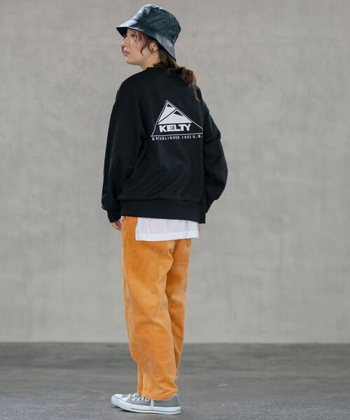 KELTY(ケルティ)の「KELTY(ケルティ)別注裏毛スウェットプルオーバー(WEB限定カラー)(スウェット・レディース・ブラック/ブラウン/オフホワイト/オリーブ/クリーム・MEDIUM/LARGE)」の11枚目の写真