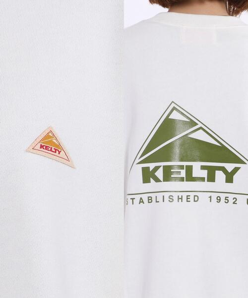 KELTY(ケルティ)の「KELTY(ケルティ)別注裏毛スウェットプルオーバー(WEB限定カラー)(スウェット・レディース・ブラック/オリーブ/ブラウン/オフホワイト/クリーム・LARGE/MEDIUM)」の10枚目の写真