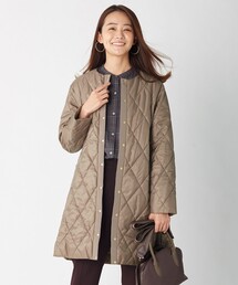 30D高密度タフタⅡ ロング キルティングコート
