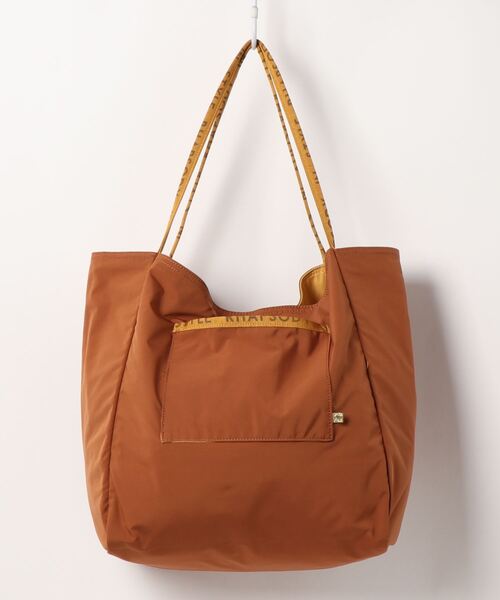 ACCOMMODE（アコモデ）の「バイカラーリバーシブルトートバッグ（トートバッグ・レディース・オレンジ/ライトグリーン/マスタード/アイボリー・FREE）」の7枚目の写真