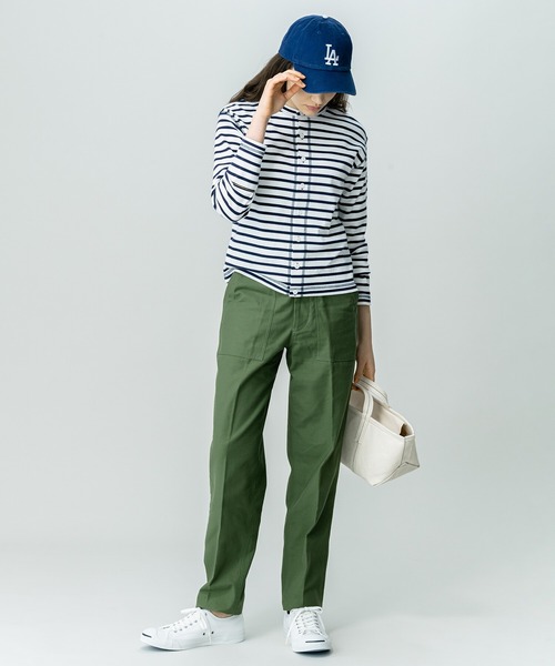 THE SHINZONE(ザ シンゾーン)の「【THE SHINZONE】BAKER PANTS WOMEN(その他パンツ・レディース・オリーブ・36/34/32)」の4枚目の写真