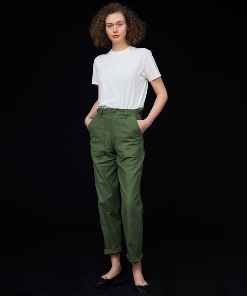 THE SHINZONE(ザ シンゾーン)の「【THE SHINZONE】BAKER PANTS WOMEN(その他パンツ・レディース・オリーブ・36/34/32)」の6枚目の写真