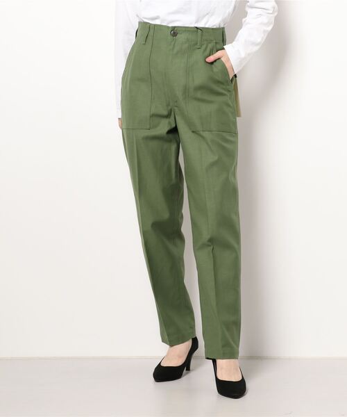 THE SHINZONE(ザ シンゾーン)の「【THE SHINZONE】BAKER PANTS WOMEN(その他パンツ・レディース・オリーブ・36/34/32)」の7枚目の写真