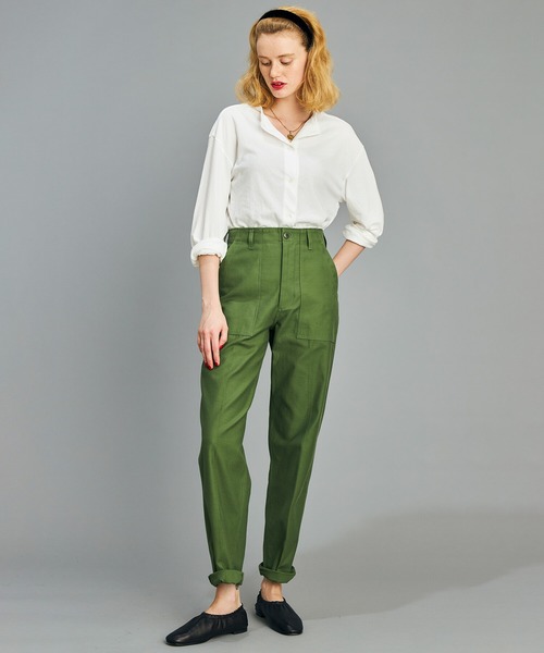 THE SHINZONE(ザ シンゾーン)の「【THE SHINZONE】BAKER PANTS WOMEN(その他パンツ・レディース・オリーブ・36/34/32)」の5枚目の写真