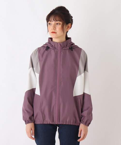 Cutie Blonde（キューティーブロンド）の「◆【S－LL】オータム配色ブルゾン（ブルゾン・レディース・ベージュ系4/ネイビー系4/ピンク系9・01/02/03/04）」の11枚目の写真